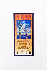 Super Bowl XXV Replica Ticket Frame Ready Buffalo Bills vs New York Giants - Picture 1 of 1