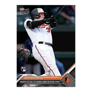 2023 TOPPS NOW #259 ADLEY RUTSCHMAN - HARDEST HIT BALL OF CAREER - Picture 1 of 2