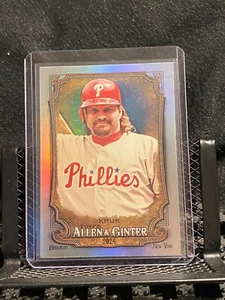 John Kruk 2024 Allen & Ginter Hot Box Silver Portrait SP - Phillies - Bild 1 von 2