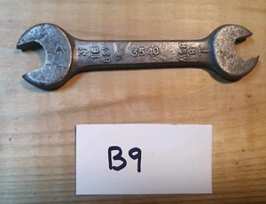 Vintage Military 3540 Spanner 1944 Old Hand Tools Mechanic Engineering 1/8 BSW - Foto 1 di 2