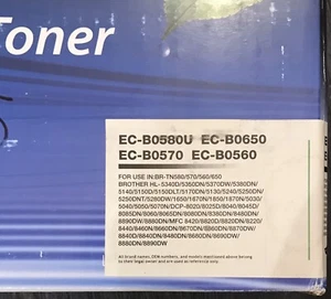 ECOcertified Toner Replacement Cartridge EC-B0580U Black - Picture 1 of 2