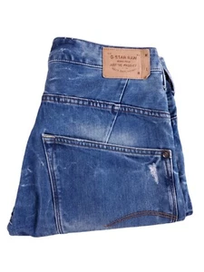 G Star rohe Herrenjeans W32 L29 Typ C 3D lose konisch blau Denim - Bild 1 von 11