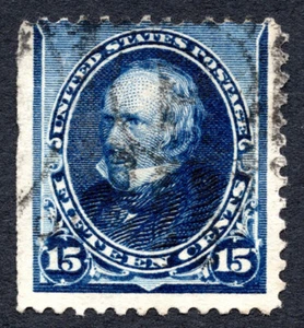 1890 15¢ Ton Briefmarke #227 gebraucht CV 27,50 $ - Bild 1 von 2