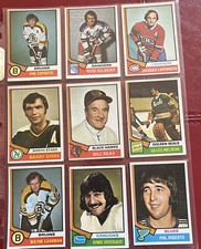 1974-75 O-PEE-CHEE 🇨🇦NHL HOCKEY SET SINGLES EXMT To NM-MT #201-396 74/75 OPC