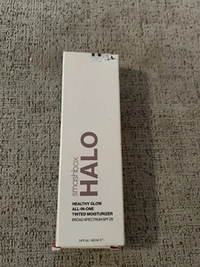 Smashbox Halo Healthy Glow Tinted Moisturizer SPF25- Tan Dark - 1.4 fl oz NIB - Picture 1 of 5