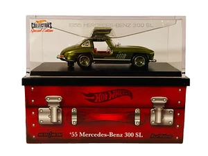 Hot Wheels RLC Exclusive '55 Mercedes-Benz 300 SL Olive Green 484/12500 GDF83 - Picture 1 of 3