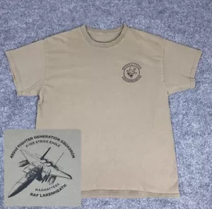 Camicia uomo 492d Fighter Squadron Madhatters M USAF Air Force RAF Lakenheath ENG - Foto 1 di 11