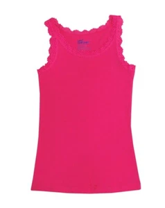 Camiseta sin mangas Epic Threads fucsia encaje cami niñas grandes pequeña - Imagen 1 de 1