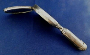 ARTISAN 835 SILVER Engraved Vintage LIPSTICK w/ DUAL MIRRORS COMPACT - Picture 1 of 9