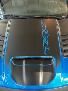 Combo TRX Text Large Hood Graphic & Small Center Graphic (2021-2024 Ram TRX) - Picture 1 of 3