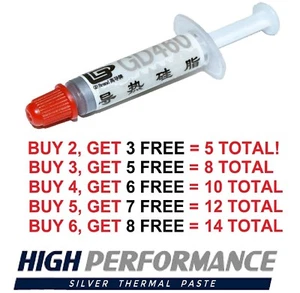 BOGO Silver High Performance Thermal Grease CPU HeatSink Compound Paste - Picture 1 of 8