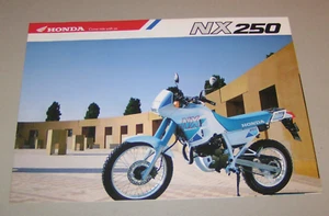 Brochure - Honda NX 250 - Picture 1 of 1