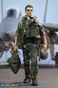 Figura de acción DID MA80182 1/6 Tom y Nick American F14 Pilot 12"" soldado masculino - Imagen 1 de 24