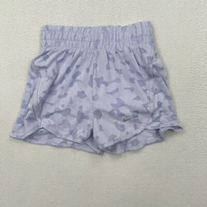 Nike Youth Girls Breezy Flow Shorts Size XS Purple FB1095 High Waist Liner - Picture 1 of 9