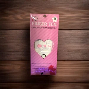 Golf Glove Women Right Hand Leather with Ball Marker Full Finger Med. Finger Ten - Picture 1 of 4