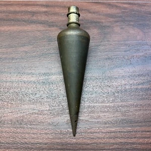 General Hardware No. 800 Brass Plumb Bob 12 Oz. Made In The USA - Picture 1 of 5