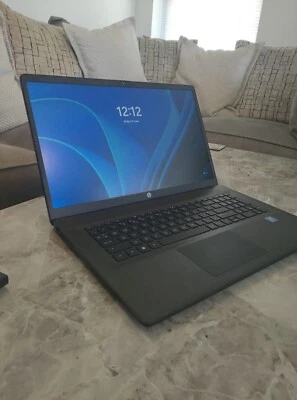 HP 17-cn0104na 17.3in Pentium 4GB 128GB black laptop - Image 1 of 4