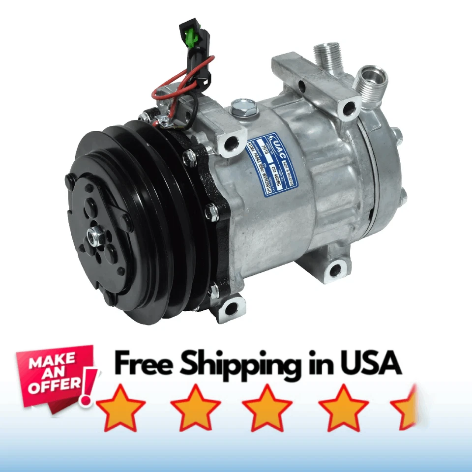 Compressor A/C Fit Western Star 4900 1997-2002, Western Star 4900E 1997-2002 - Image 1 of 1