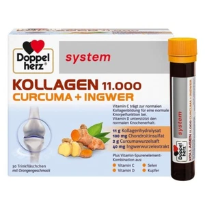 Doppelherz Kollagen 11.000 Curcuma +Ingwer System Trinkampullen 30X25ml 16879158 - Picture 1 of 4