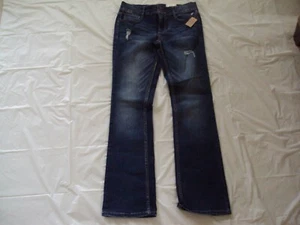 Mudd Girl Sz 16 Skinny Boot Cut Jeans Distressed New With Tags Retail $44.00  - Picture 1 of 7