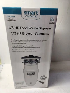 Smart Choice Model SC03DISPC1 1/3 HP corded Garbage Disposal - Picture 1 of 7
