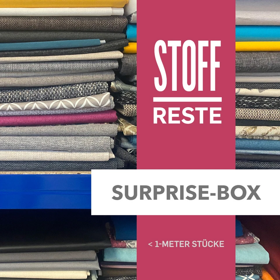 novely® Surprise-Box | RESTSTÜCKE | RESTPOSTEN | STOFFRESTE unter 1 Meter