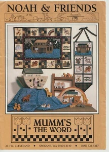 Debbie MUMM Quilt Pattern NOAH & FRIENDS Full PATTERN + Instructions Uncut - Picture 1 of 7
