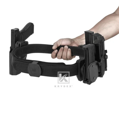 KRYDEX Zweiteiliger IPSC Gürtel Wettkampf Hochgeschwindigkeits Schießgürtel