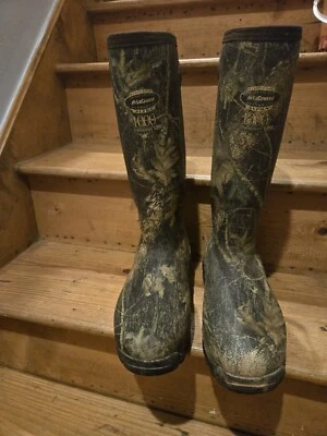 LaCrosse Alpha Men's Size 14 Rubber Boots Mossy Oak Break-Up Outdoors Hunt Fish - Image 1 of 4