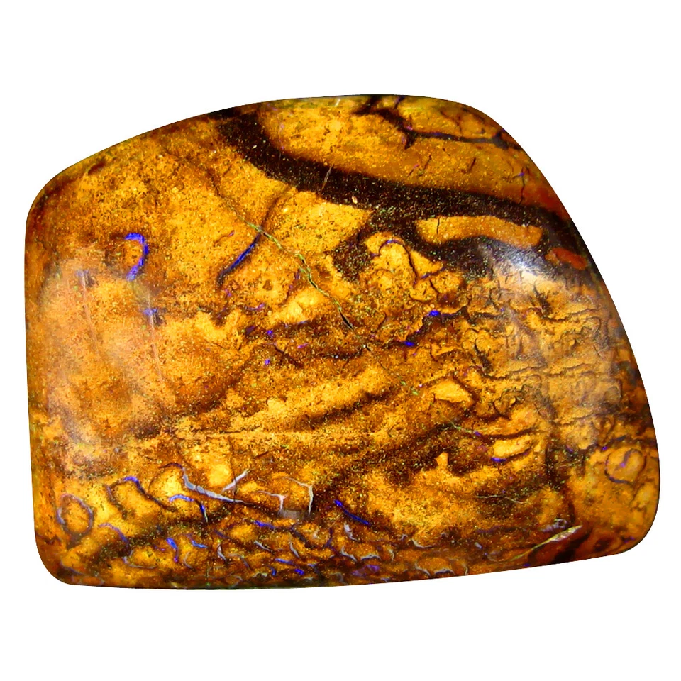34.14 ct Fancy Cabochon Shape (26 x 20 mm) Australian Koroit Boulder Opal - Image 1 of 1