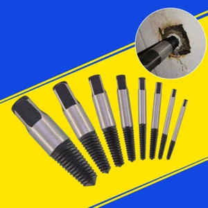 Broken Screw Extractor Remover Set Easy Out Damaged Stripped Drill Bits Bolt kit - Picture 1 of 24