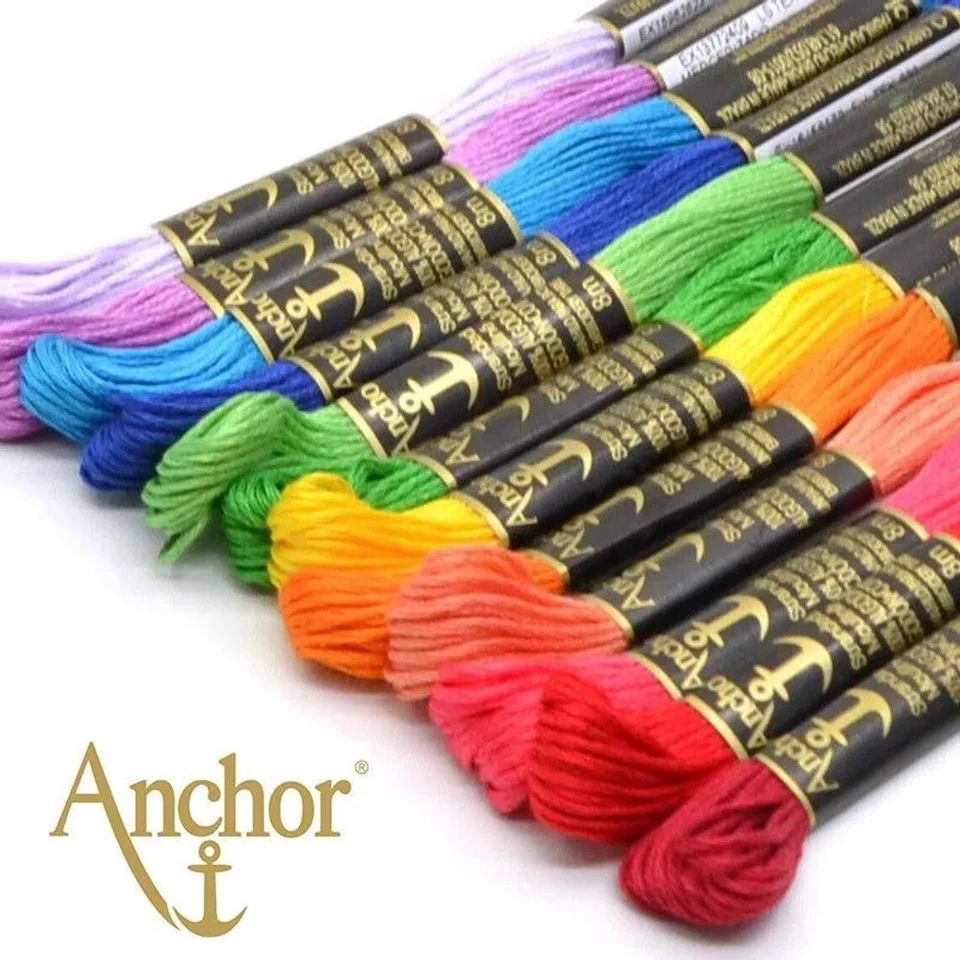 Anchor 6-Strand Embroidery Floss 8.75yd #1001~1050 - Image 1 of 2