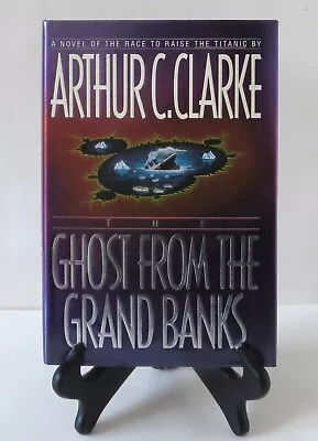 1990 THE GHOST FROM THE GRAND BANKS ARTHUR C. CLARKE HC DJ 1st EDITION 1st PRINT - Image 1 of 4