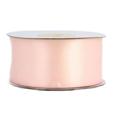Doppelseitiges Satinband 38mm x 20m Schleifenband Geschenkband Stoffband Rose - Bild 1 von 4