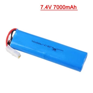 KET-2P plug 7.4V 7000mAh Li-po Battery for Henglong 3818 3839 3869 3889 1/16 RC - Bild 1 von 4