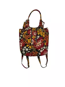 Vera Bradley Mochila Bolso Cartera Otoño Floral Agridulce y Medianoche Pata de Gallo - Imagen 1 de 15