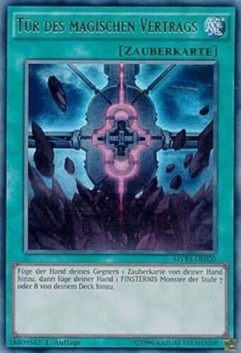 MVP1-DE020 Tür des magischen Vertrags 1 Aufl. Ultra Rare - Bild 1 von 1