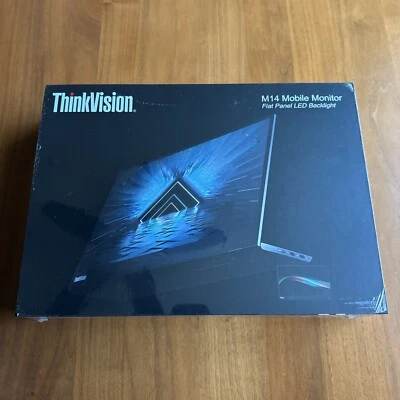 Lenovo ThinkVision M14 61DD-UAR6-US 14 inch Widescreen Portable Monitor - Image 1 of 4