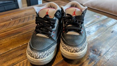 NIKE AIR JORDAN 3 RETRO BLACK CEMENT CDP COUNTDOWN PACK Size 6,5 - Image 1 of 4