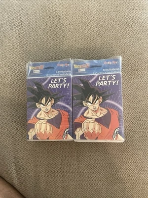 DRAGON BALL Z ПРИГЛАШЕНИЯ С КОНВЕРТАМИ 96 приглашений на день рождения из аниме - Изображение 1 из 3