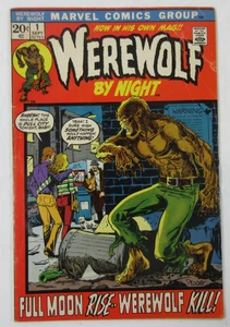 4.0 (sehr guter Zustand) "Werwolf bei Nacht" Nr. 1. September 1972 Marvel Comics Mike Ploog - Bild 1 von 5