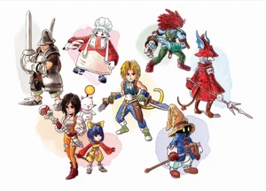 Final Fantasy 9 | Kunstdruck, Fanart, Videospiele, Mischtechnik, Aquarell - Bild 1 von 4