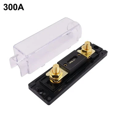 Portafusibles 50 100 200 300 Amp Distribución de energía de audio y fusible en línea 300A Fusible Foto 1 de 3