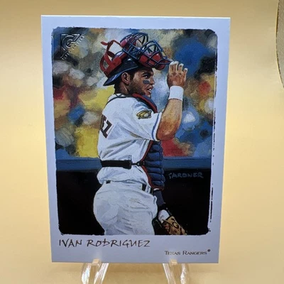 2002 Topps Gallery Baseball - #71 - Ivan Rodriguez - Texas Rangers - Image 1 of 2