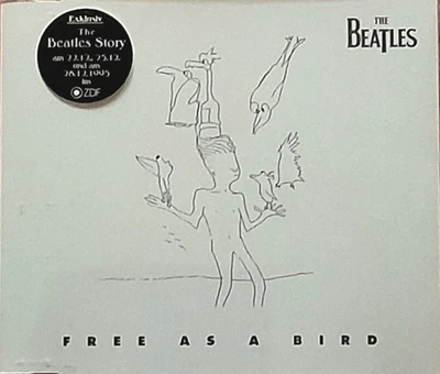 Beatles-Free As A Bird, 4-Track-CD-Single, 1995, Holland - Bild 1 von 2