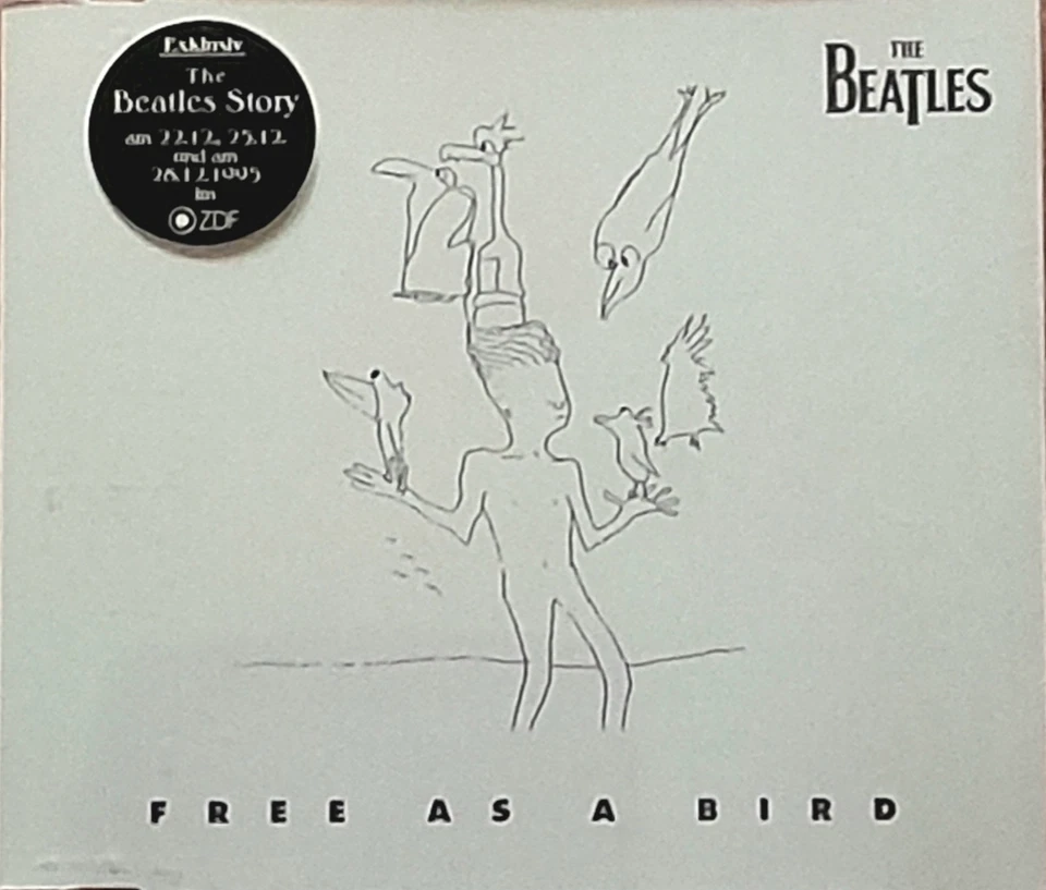 Beatles-Free As A Bird, 4-Track-CD-Single, 1995, Holland - Bild 1 von 2