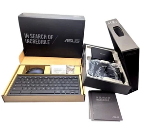 ASUS CHROMEBOX CN60 PC 16GB SSD 4GB RAM W Wireless Keyboard & Mouse Bundle - Picture 1 of 16