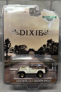GreenLight  Dukes of Hazzard Daisy Duke DIXIE 1979 Jeep CJ-7 Golden Eagle - Picture 1 of 1