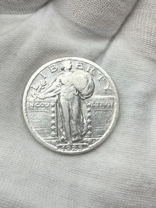 Sehr feine Details 1925 P Standing Liberty Silber 25C Viertel H112 - Bild 1 von 2