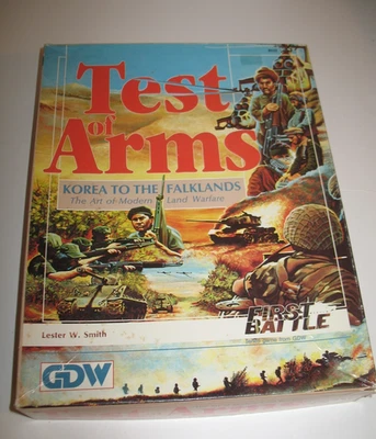 Test of Arms Korea to the Falklands Juego de Mesa Batalla Militar Parece Sin Usar Foto 1 de 4